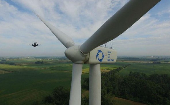 工业无人机如何完成风力发电机巡检?(图2) 巡检无人机